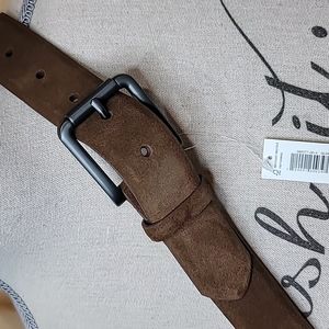 NWT BANANA REPUBLIC Suede Leather Belt